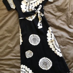 60s Hawaiian wrap dress. Made in honolulu.